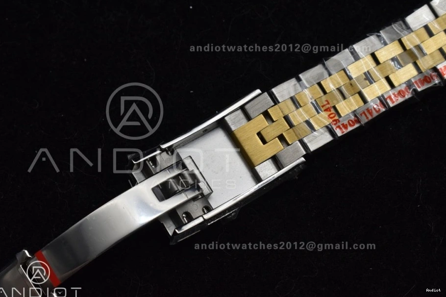 Yellow 2 Diamond DateJust TWD 41mm Gold Best Tone Version Dial Roman 0122